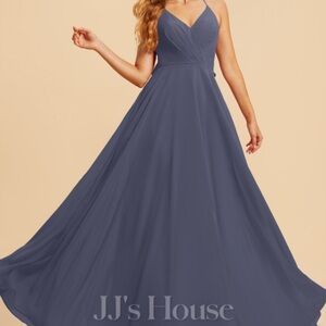 JJs house bridesmaid dress size 8 in color stormy